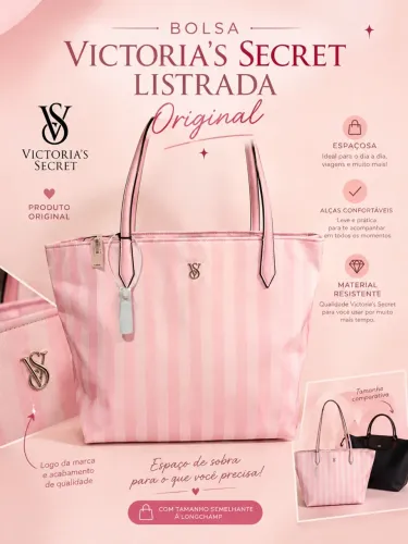 Bolsa Victoria?s Secret Original listrada