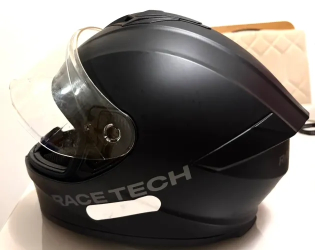 Capacete Preto Fosco Novo