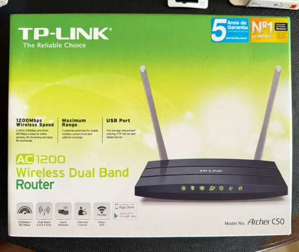 Roteador Internet TP Link Archer C50 AC1200