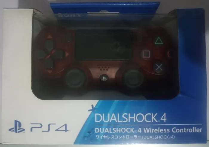 Controle Sony PlayStation 4 vermelho Transparente Novo Na Caixa Pronta Entrega