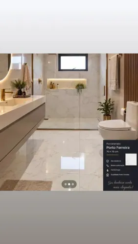 Porcelanato Porto Ferreira 70X 70 - Retificado e Elegante