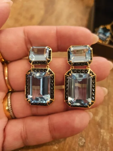 Ouro - conjunto joias em ouro animale