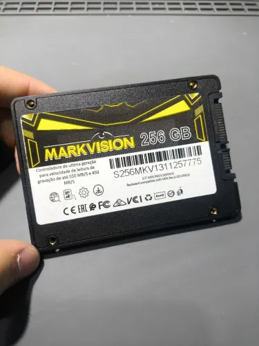 SSD 256Gb 100% Excelente pouco usado ! Perfeito estado
