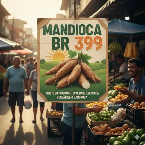 rama da mandioca  amarelo brs 399 