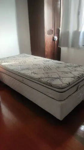 Cama box solteiro molas ensacadas Edez (colchão e base separados) box ecopremium