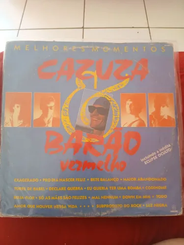 LP CAZUZA E BARÃO VERMELHO MELHORES MOMENTOS EM PERFEITO ESTADO DE CONSERVAÇÃO!!!