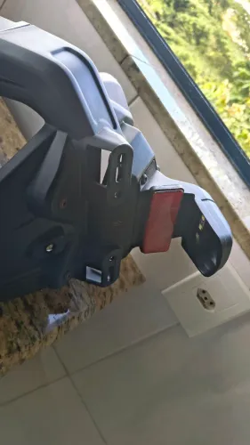 Suporte de placa  paralama MT 09 