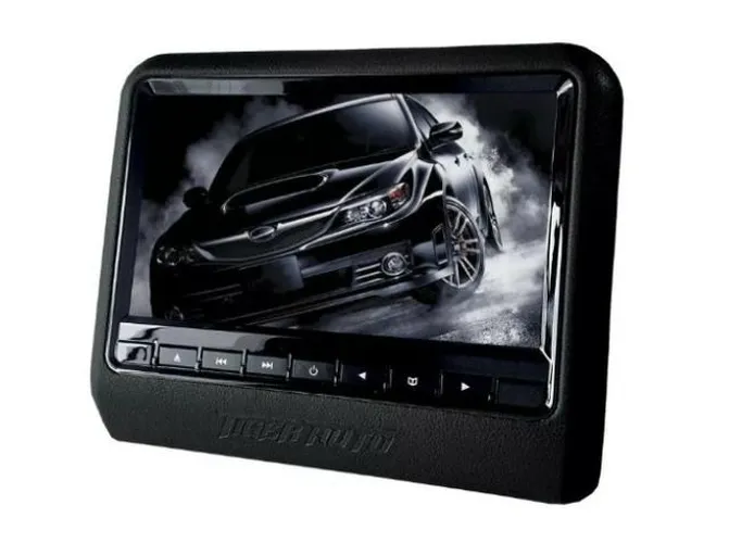 Encosto Cabeça Tela Led Dvd 7 Polegadas Tiger Auto Preto