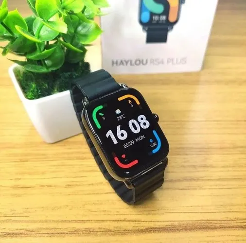 Lançamento Xiaomi Haylou RS4 Plus TELA DE 60HZ AMOLED, PULSEIRA MAGNÉTICA