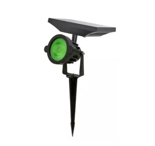 Kit 2 Luminária Espeto De Jardim Energia Solar 5w Spot Super Led