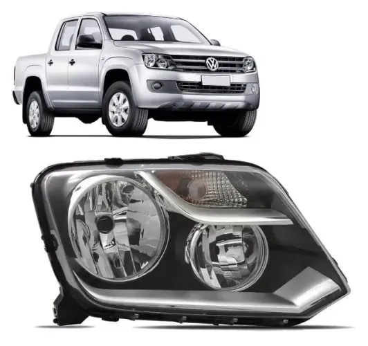 Farol Mascara Negra Amarok 2011 2012 2013 2014 2015 2016 2017 2018 2019 2020 2021 2022