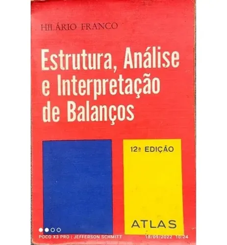 Livro Estrutura, Análise E Interpretação De Balanços De Hilário Franco
