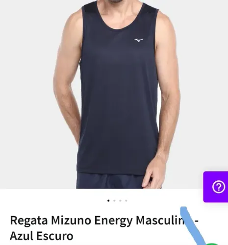 Regata Mizuno Energy Masculina Azul Escuro original