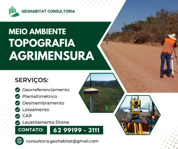 Georreferenciamento Rural e Topografia - Licenciamento Ambiental 
