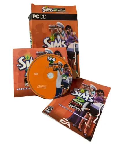 jogo pc the sims 2 pacote expansão aberto para negocios