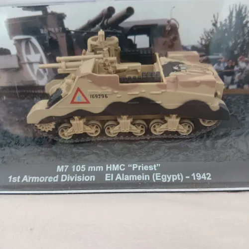 Miniatura Tanque M7 Priest 105mm - 1ª Guerra Mundial