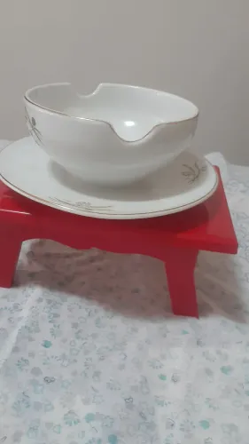 Molheira porcelana Steatita desenhos flores