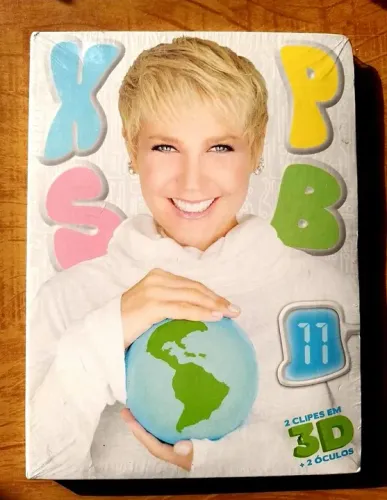DVD Lacrado Xuxa XSPB 11 com 2 óculos 3D