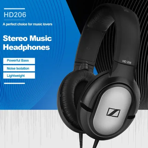 Fone de Ouvido Sennheiser HD 206 - Novo
