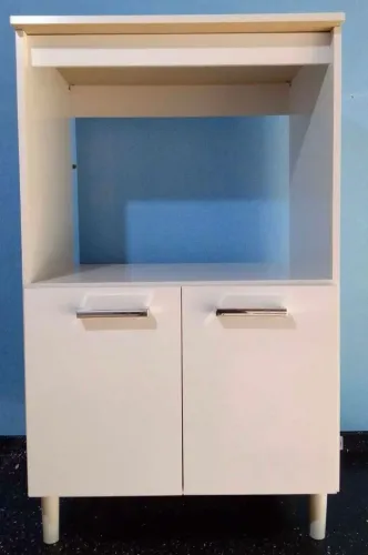 Balcão micro e forno - Branco - 2 Portas novo