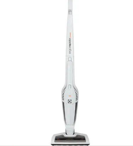 Aspirador de Pó Vertical Sem Fio Electrolux Ergorapido 2 em 1 Cyclone até 21 min Branco (E