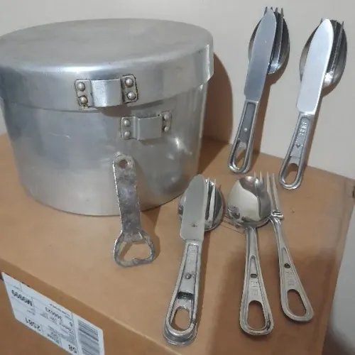 Kit de Panelas Acampamento Completo