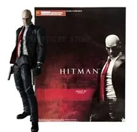 hitman absolution - agente 47 - figura de ação play arts kai