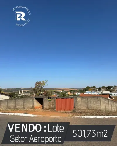 Vendo Lote murado e escriturado no Setor Aeroporto, Luziânia/Go COD.467