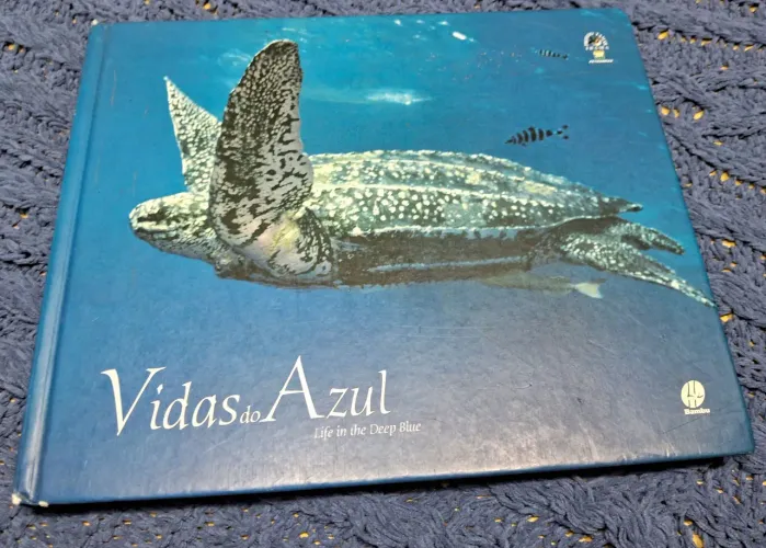Livro Vidas do Azul, ed. Bambu, 2006, bom estado