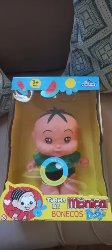 Boneco da Turma da Mônica Baby (Cebolinha)