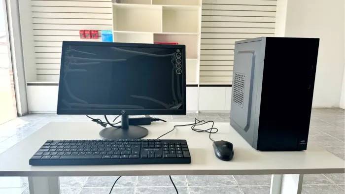 Computador Completo - Monitor, Teclado, Mouse, para estudos, mercadinho, academia