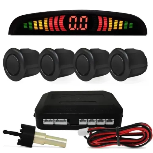 sensor de re preto automotivo