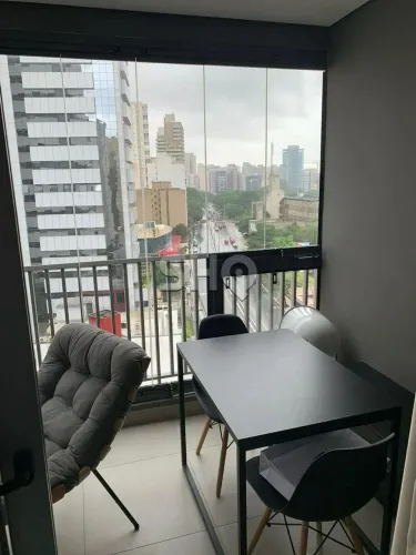 Studio Mobiliado para Locação na Liberdade com 24m²