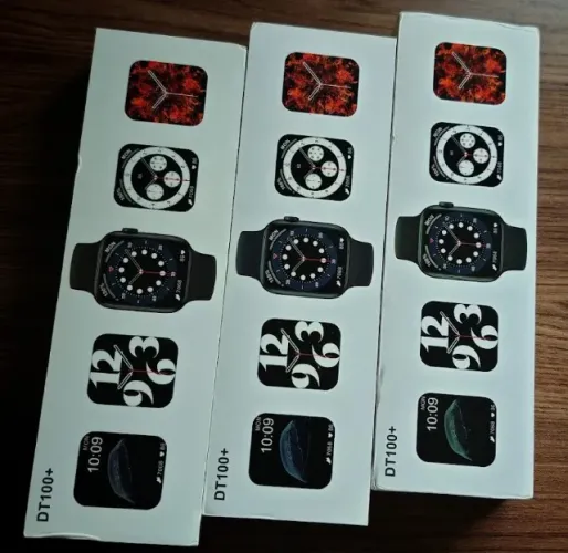 KIT 3 Smart Watch DT100+ (similar Apple Watch) ótimo acabamento