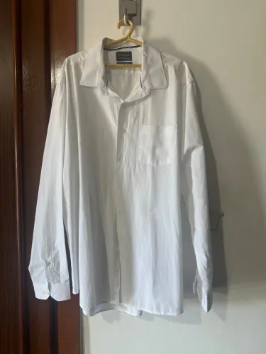 Camisa/Blusa Social Branca Algodão