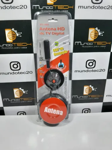 Antena HD Digital para TV - 360° de Recepção