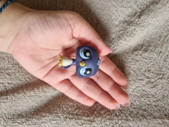 Boneco de Pinguim Colecionável littlest pet shop