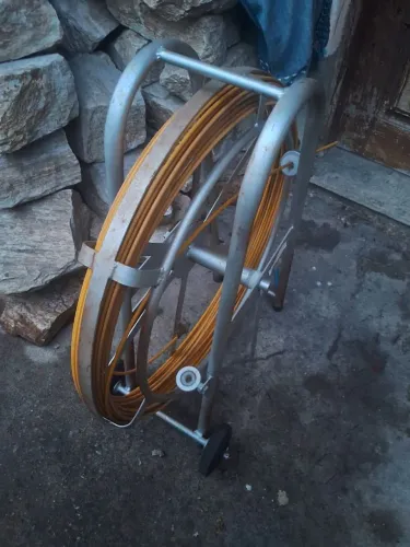 Carrinho guia de fibra 60mt de fibra a diametro06MM