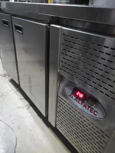 Balcão Refrigerado ALFATEC, 2 portas, em Inox