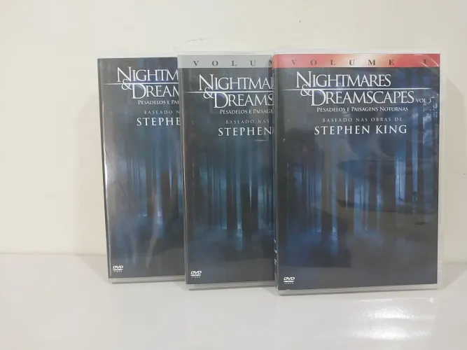 Nightmares & Dreamscapes - Stephen King - Volumes 1, 2 e 3 - DVD