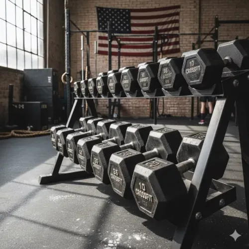 Dumbbells Halter Sextavado 