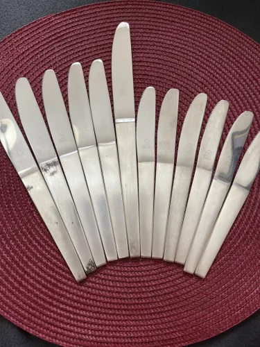 Faqueiro 12 itens Inox marca Wolff vintage 