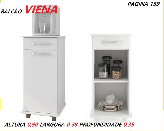 Balcão Viena para organização