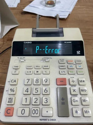 Calculadora de mesa Casio FR-2650RC