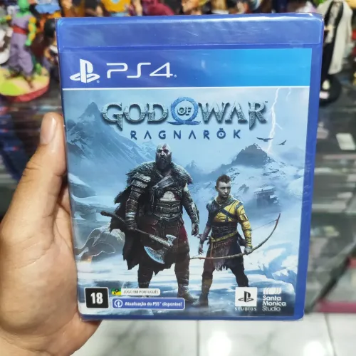 God Of War Ragnarok PS4 NOVO LACRADO - Aceito Olxpay e Faço Envio