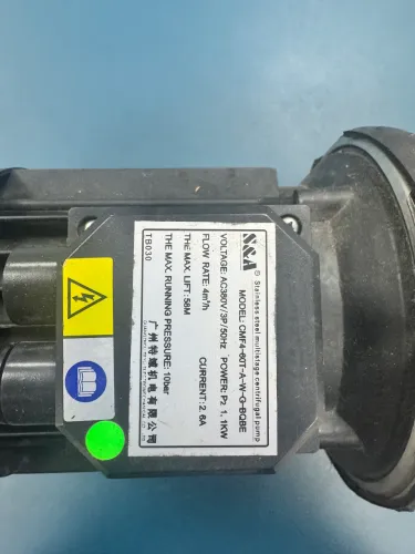 Bomba Centrífuga Multistágio Inox S&A CMF4-40T 380V 1,1kW + Motor WEG Alto Rendimento
