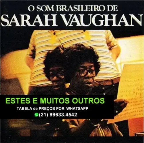 4 Cds da cantora de Jazz Sarah Vaughan . Mais de 900 cds e dvds disponíveis.