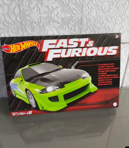 pack hot Wheels velozes e furiosos 10 miniaturas