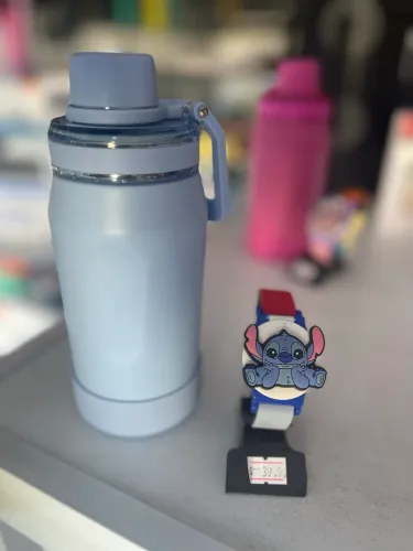 Kit garrafa com relógios infantil dia das crianças