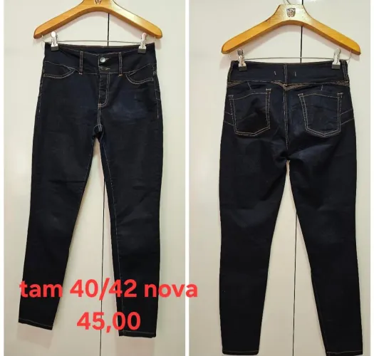 Calças Jeans - Tam,valores e estado está nas fotos